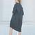 Vestido Negro Cuello Bandeja y Bolsillo